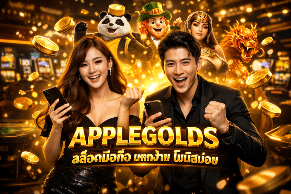 APPLEGOLDS สล็อตมือถือ แตกง่าย โบนัสบ่อย